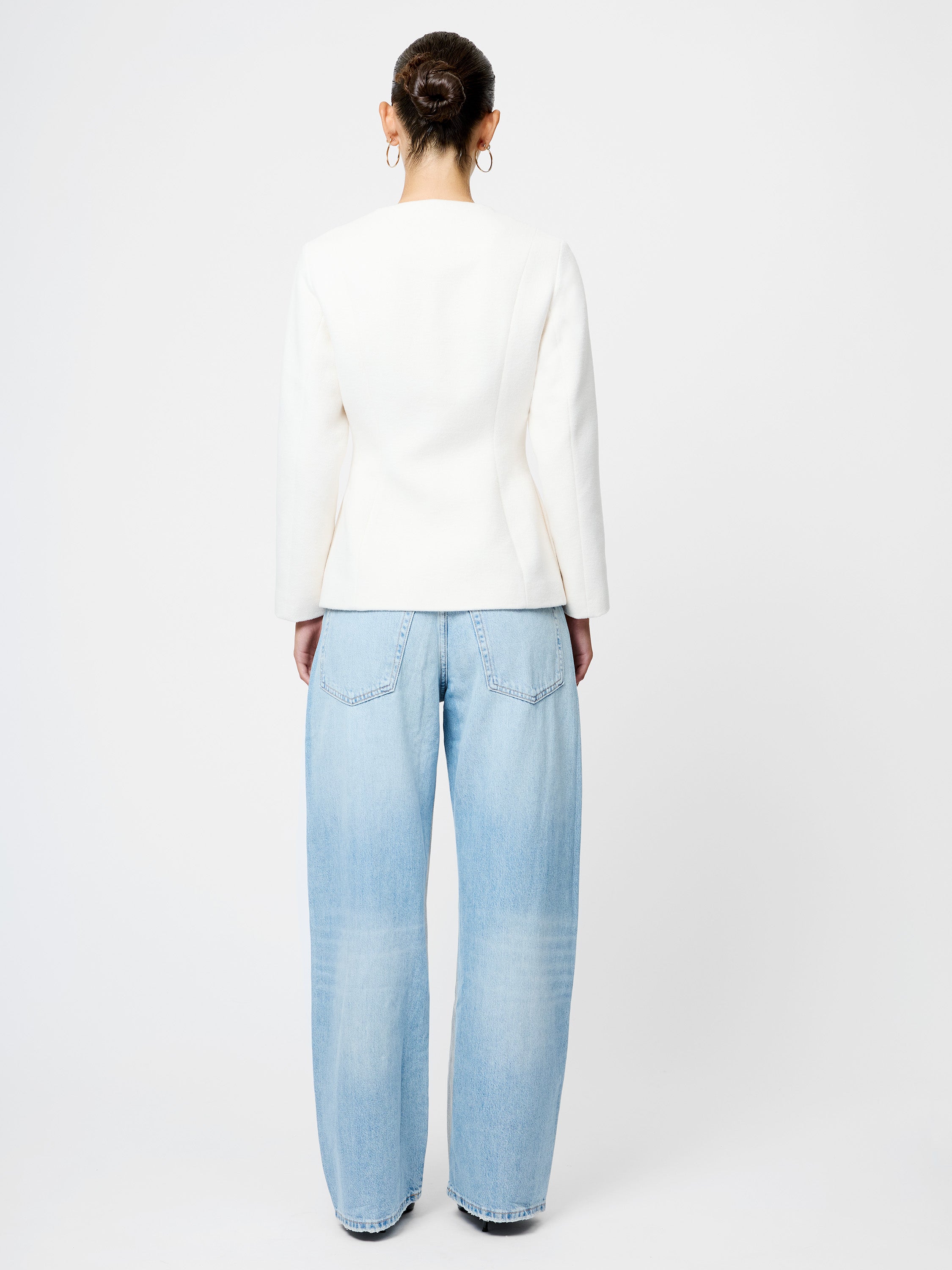 Textured Boiled Wool Jacket