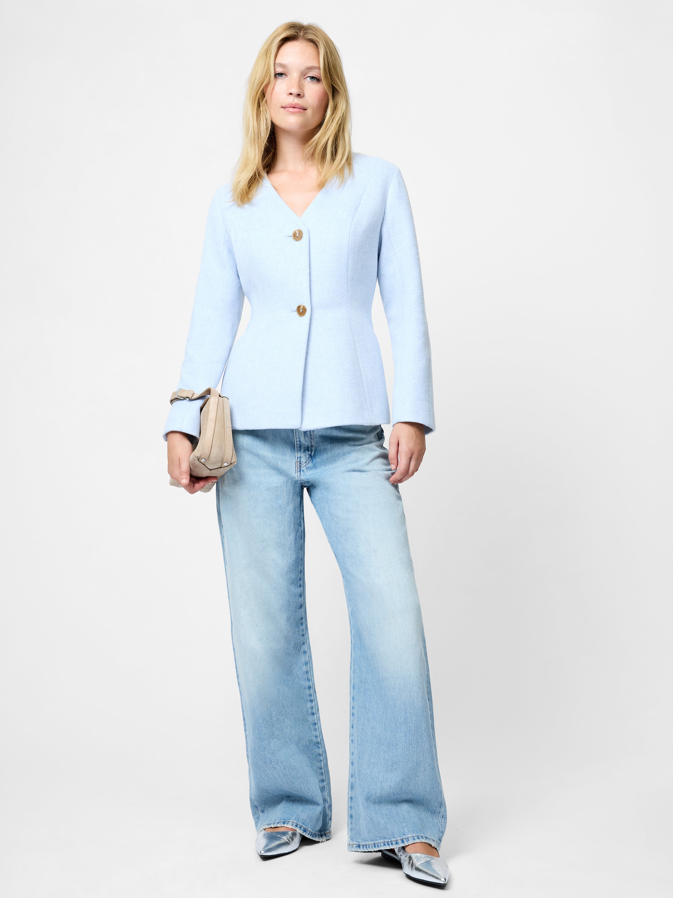 Textured Boiled Wool Jacket