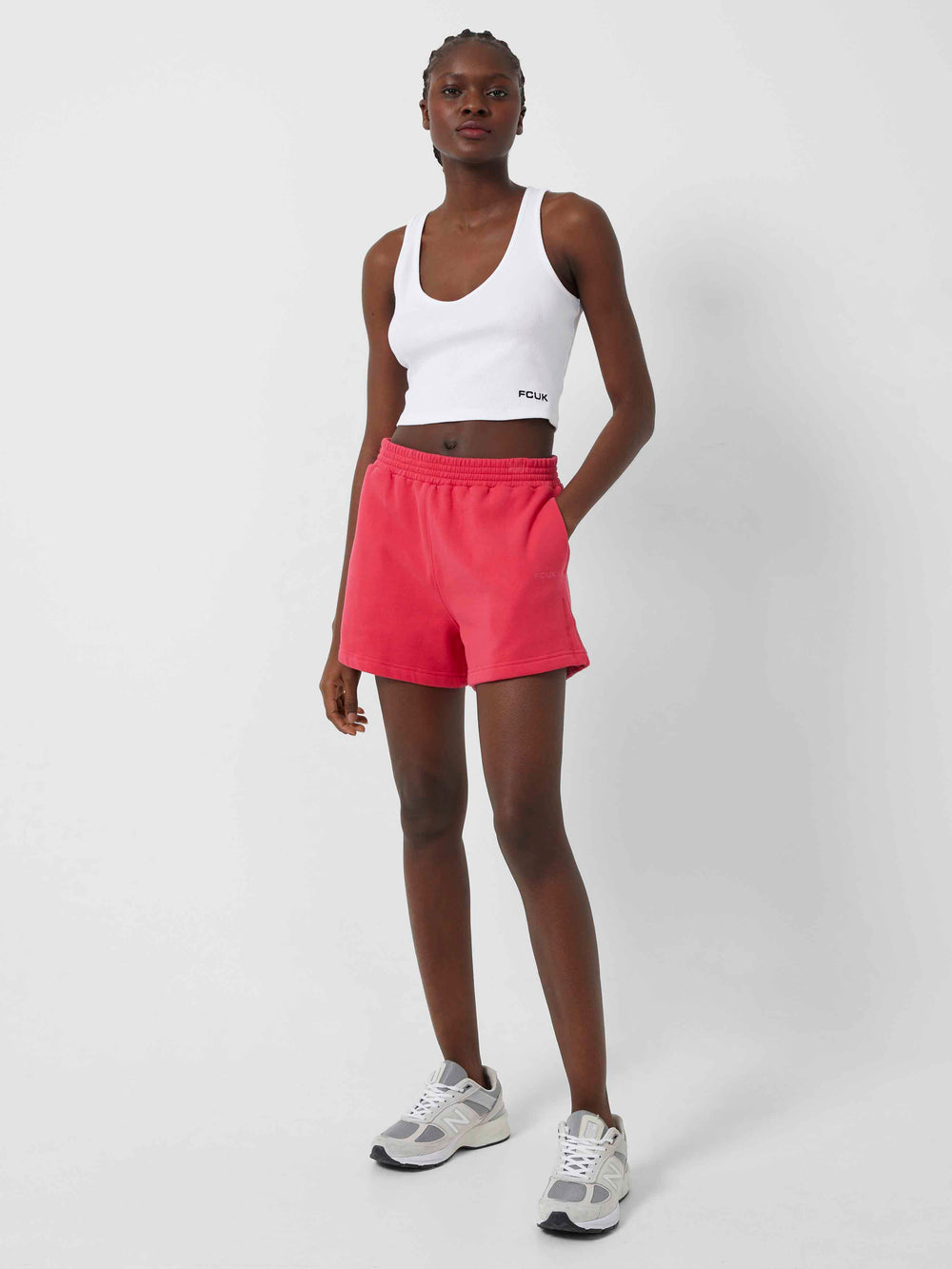 FCUK Jogger Short Shorts Virtual Pink | French Connection US