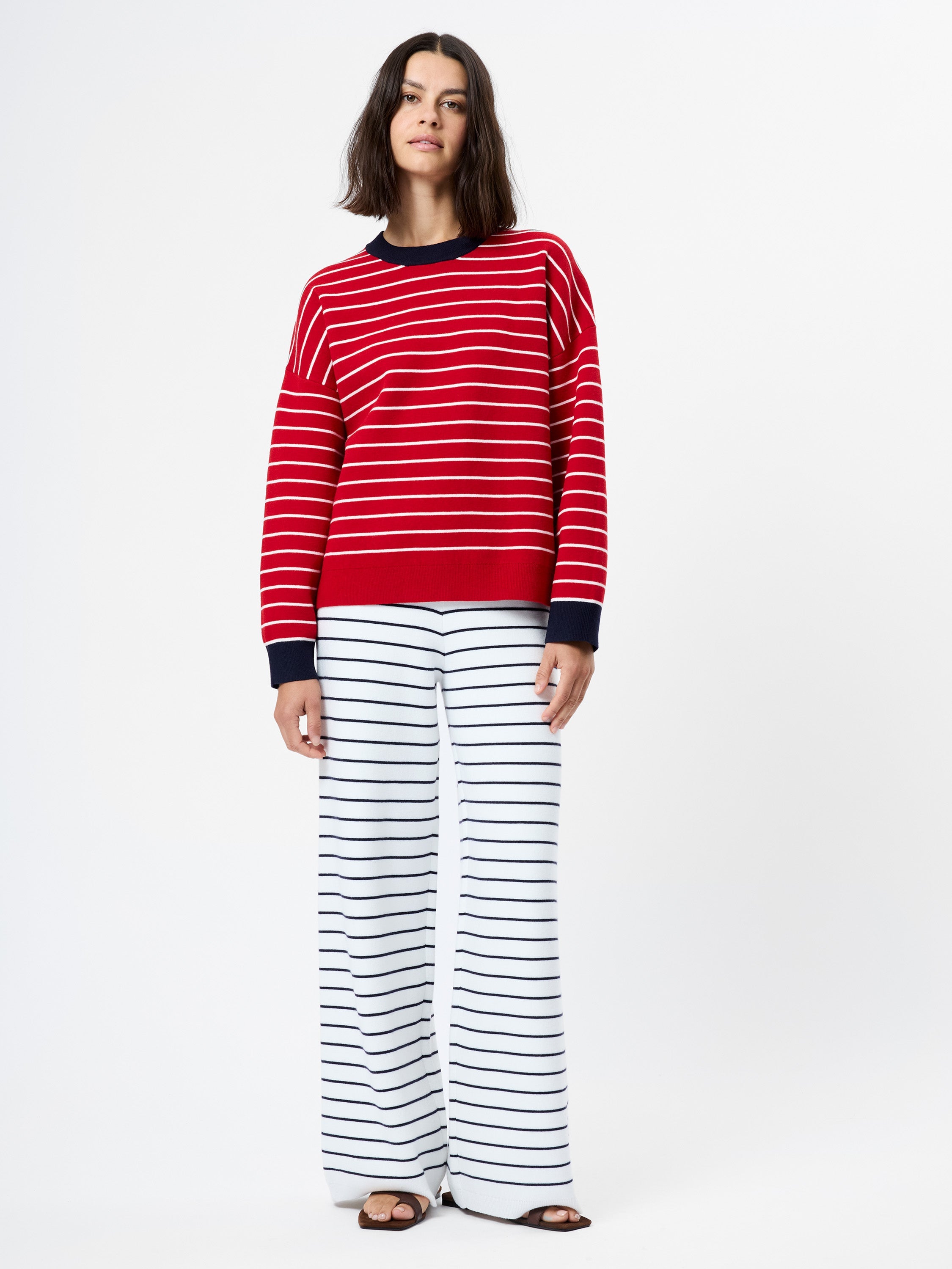 MARLEY KNIT STRIPED CREW NECK VIEW 4