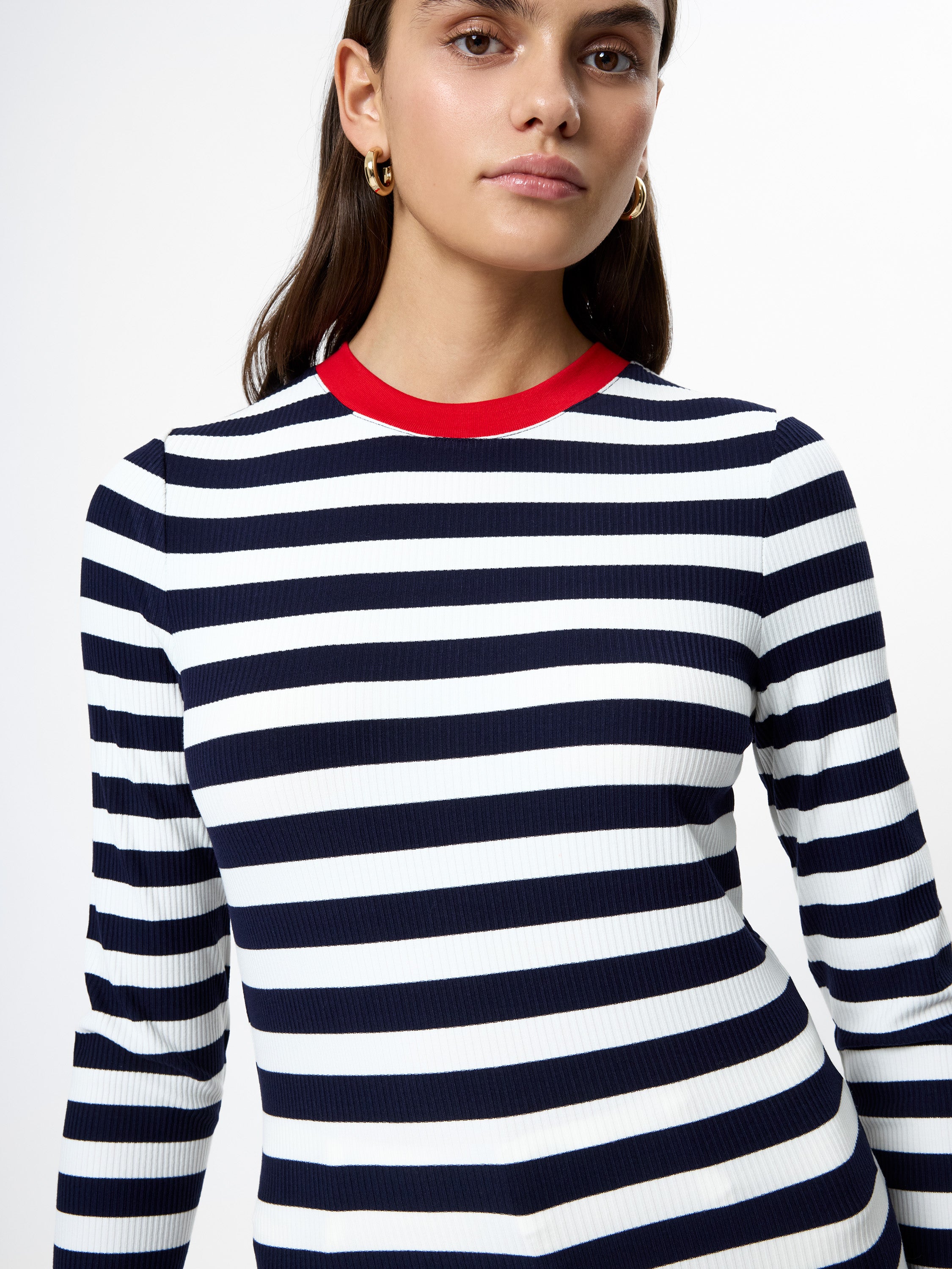 Esmae Rib Knit Crewneck Top