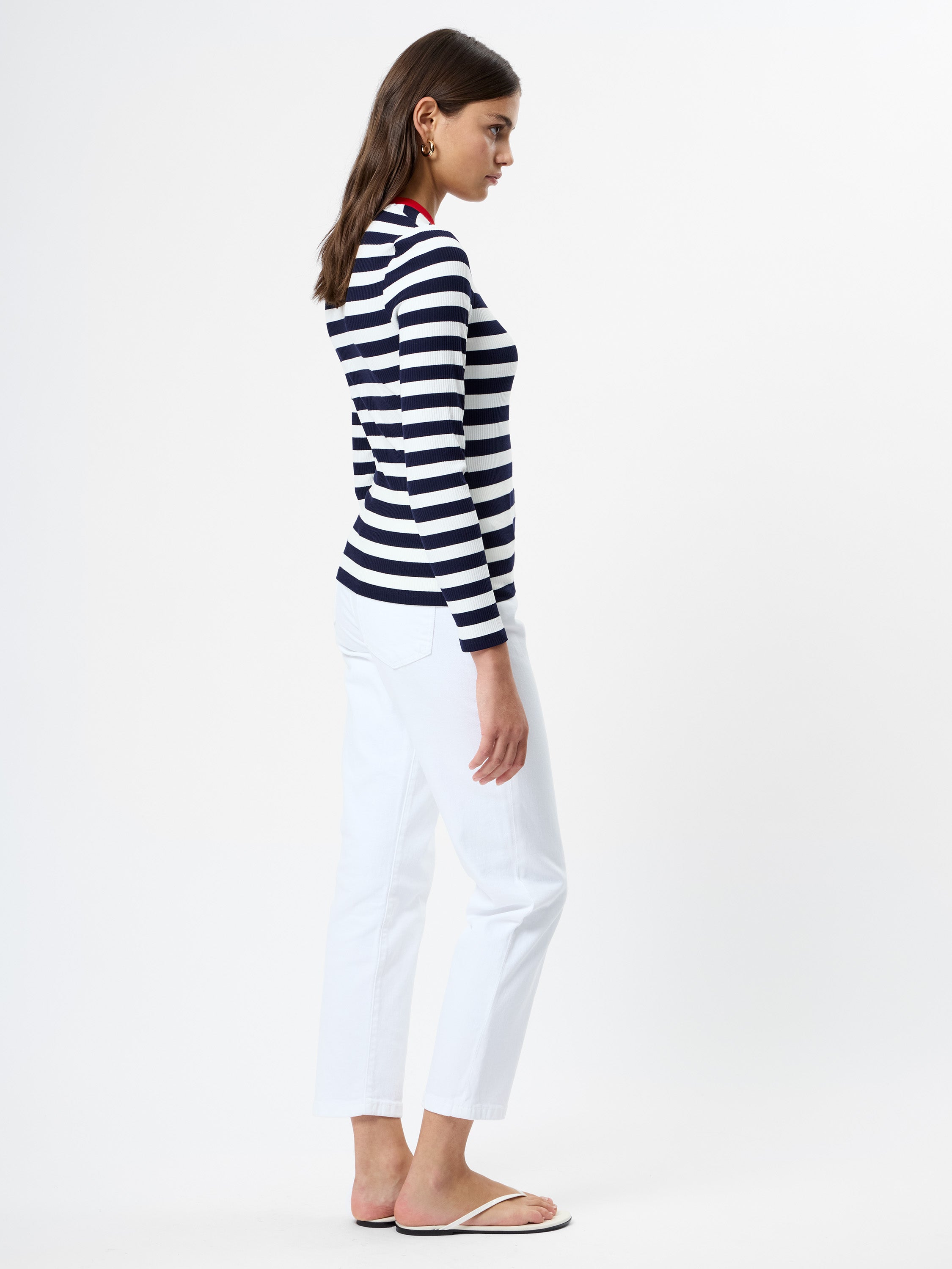 Esmae Rib Knit Crewneck Top