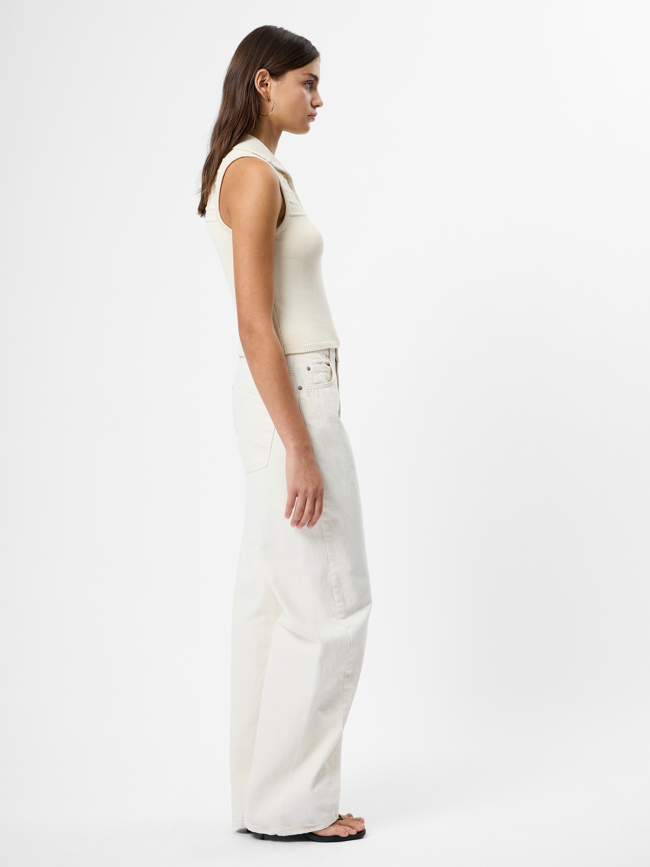 Nellis Open Stripe Halter Top