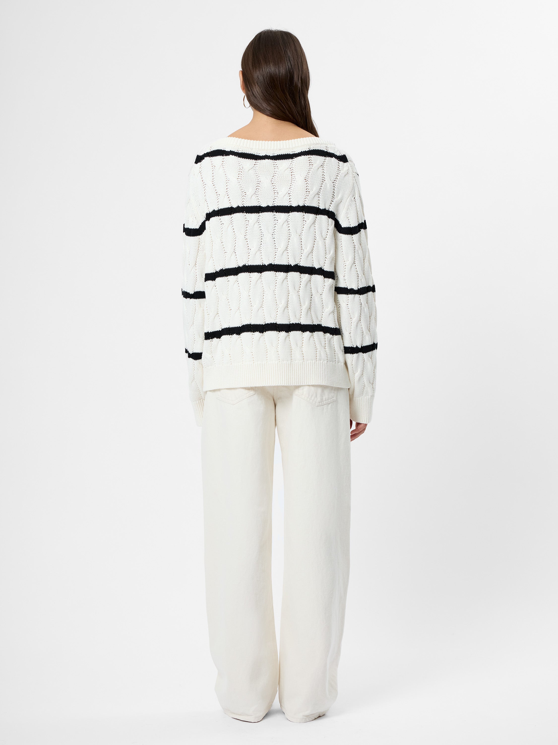 Mozart Chunky Cable Knit Pullover