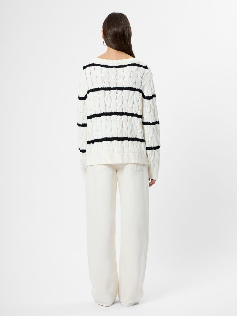 Mozart Chunky Cable Knit Pullover