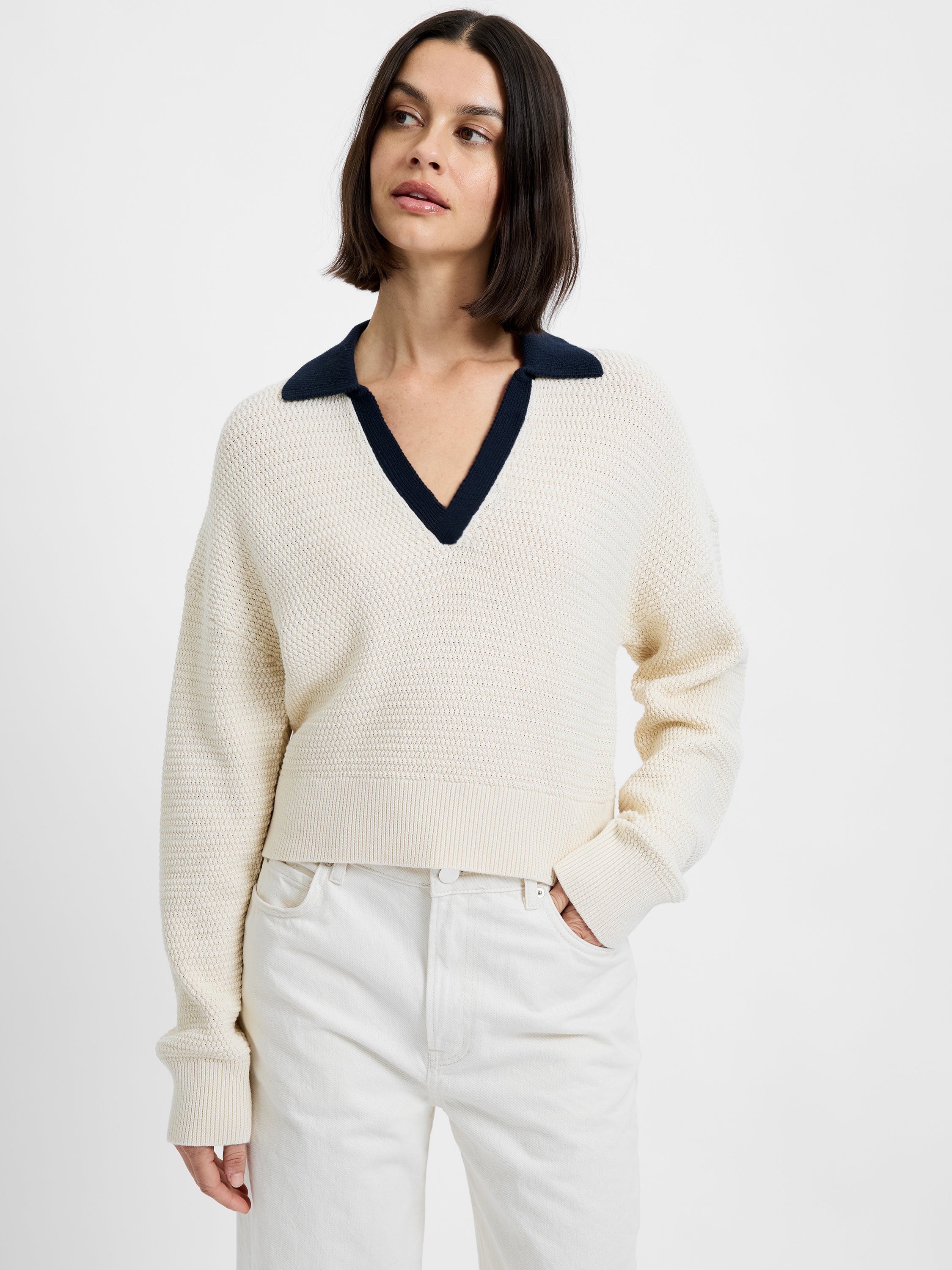 MOZART CONTRAST TEXTURE KNIT View 1 | Women's Shop All