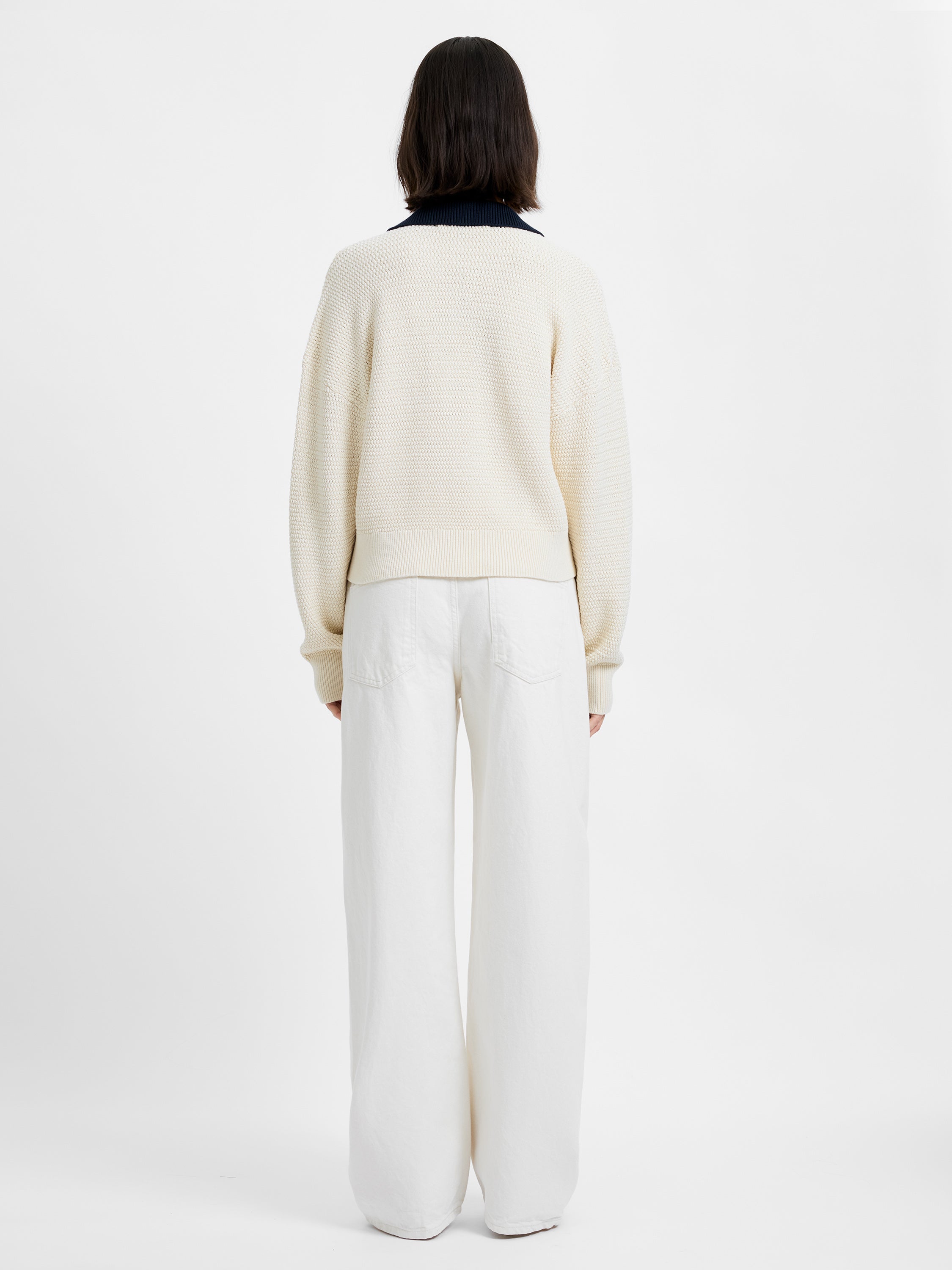MOZART CONTRAST TEXTURE KNIT VIEW 5 | Sample Orders