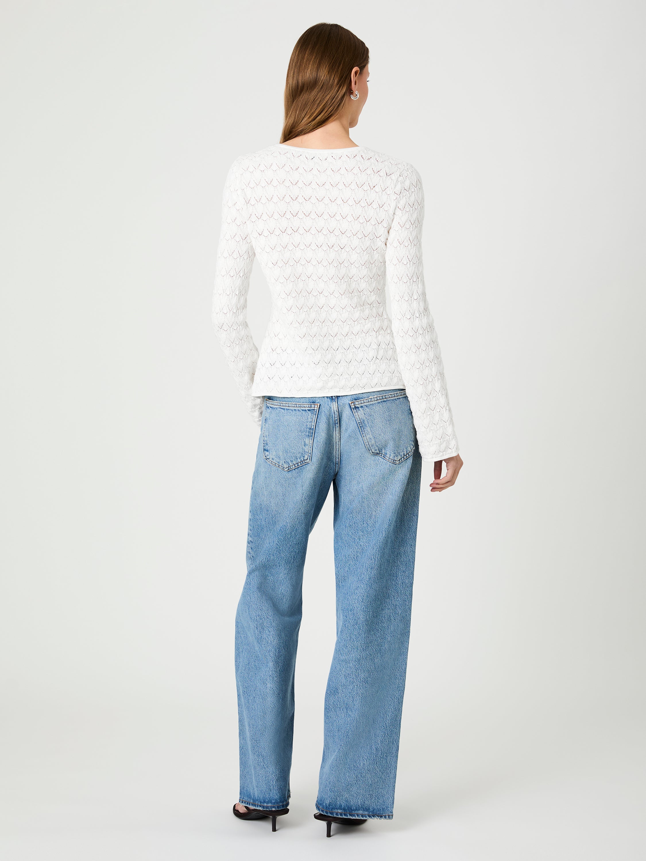 MOZART HEARTLEAF CROCHET LONG SLEEVE TOP VIEW 4