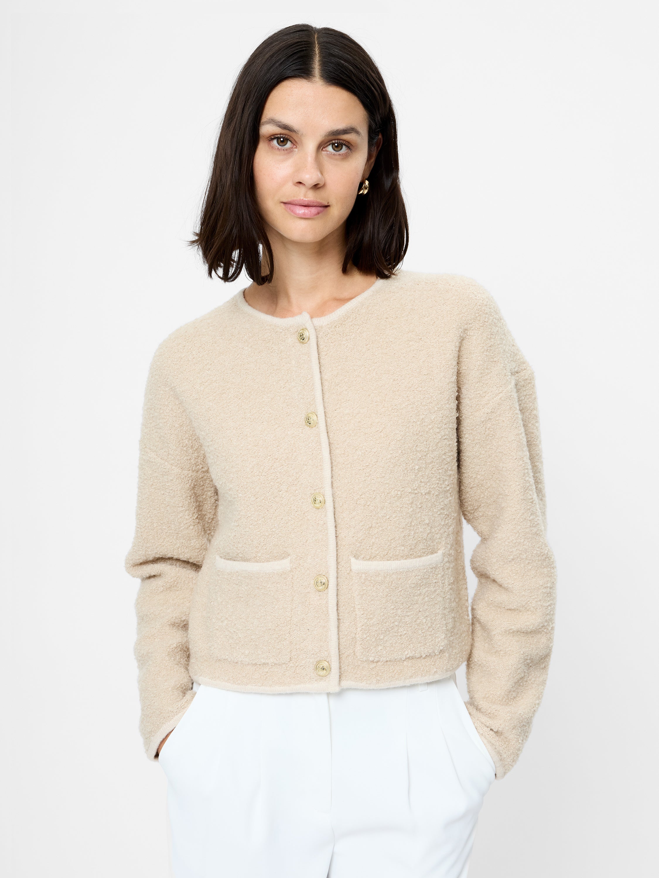 Effie Boucle Knit Cardigan | French Connection US