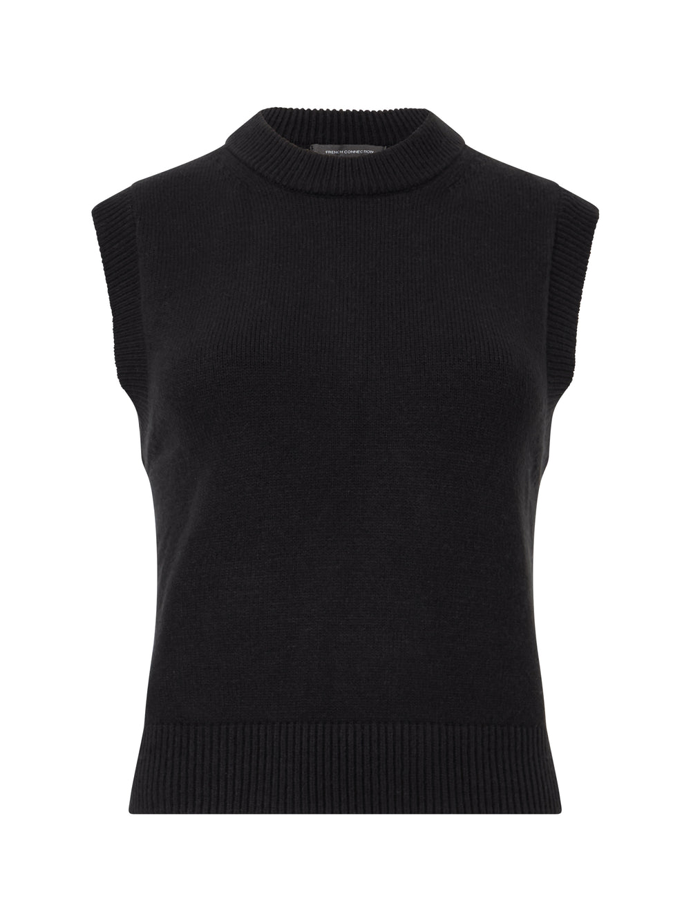 Babysoft Sleeveless Sweater Vest Black | French Connection US