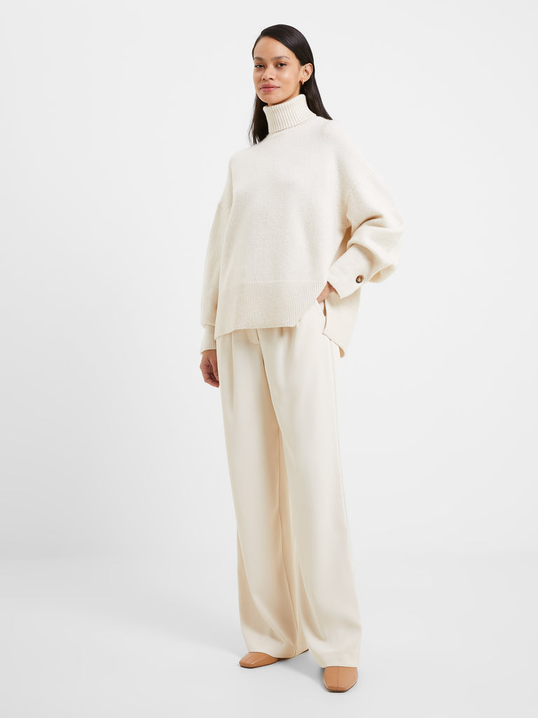 Kezia Recycled Turtleneck Sweater Classic Cream | French Connection US