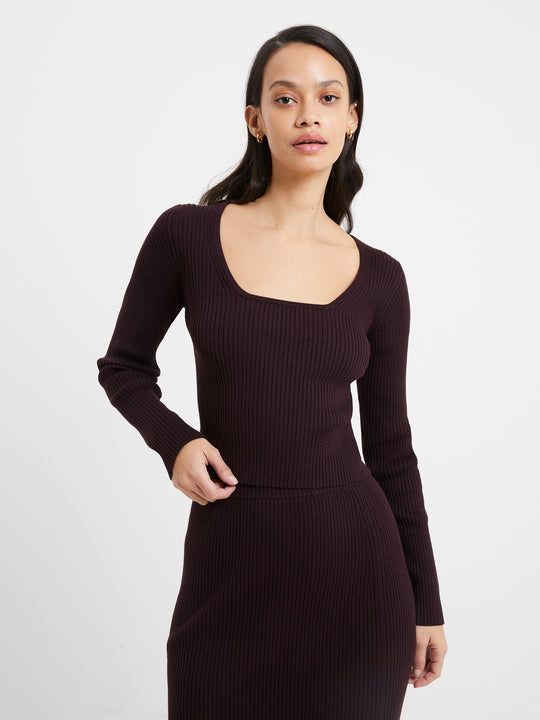 Simona Knit Long Sleeve Sweater