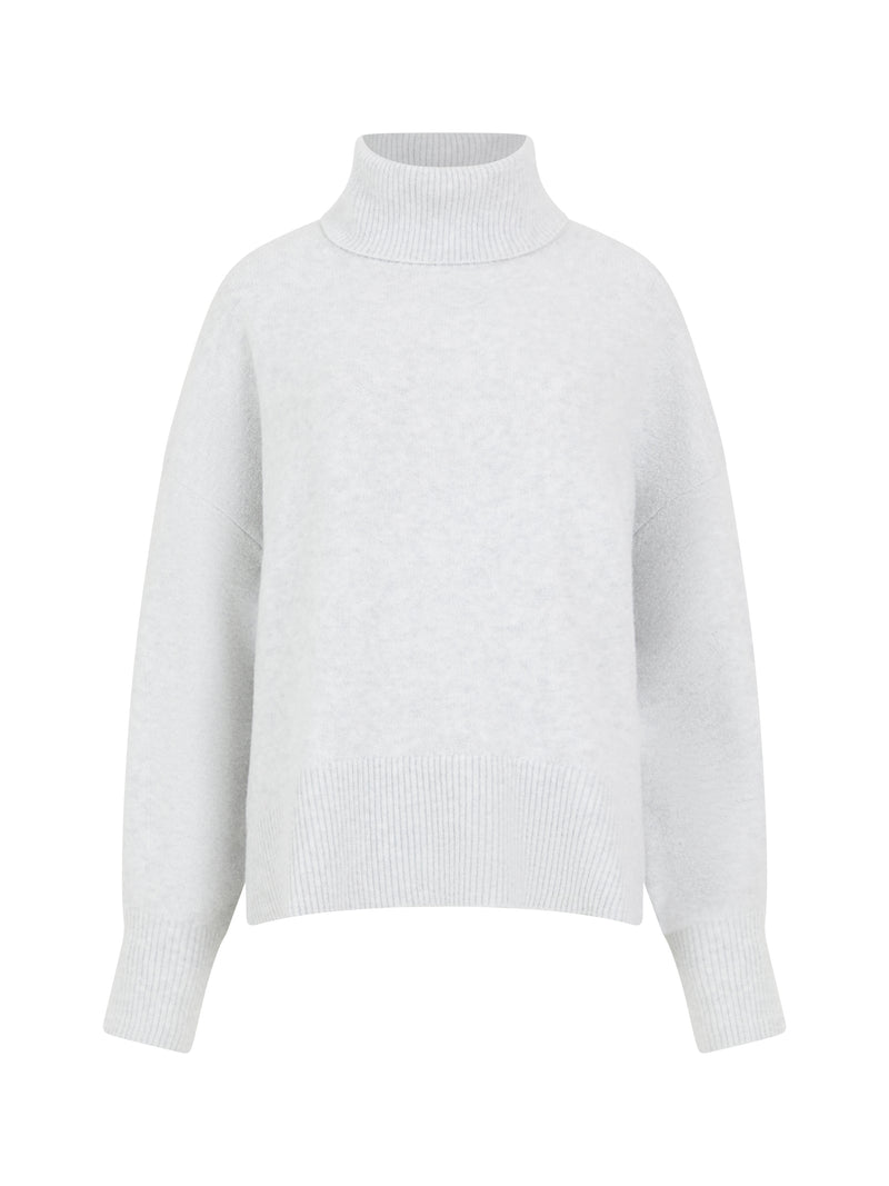 Vhari Turtleneck Sweater Dove Grey Mel | French Connection US