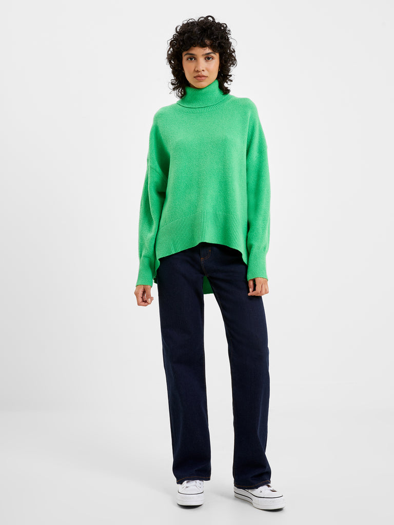 Vhari Turtleneck Sweater Poise Green | French Connection US