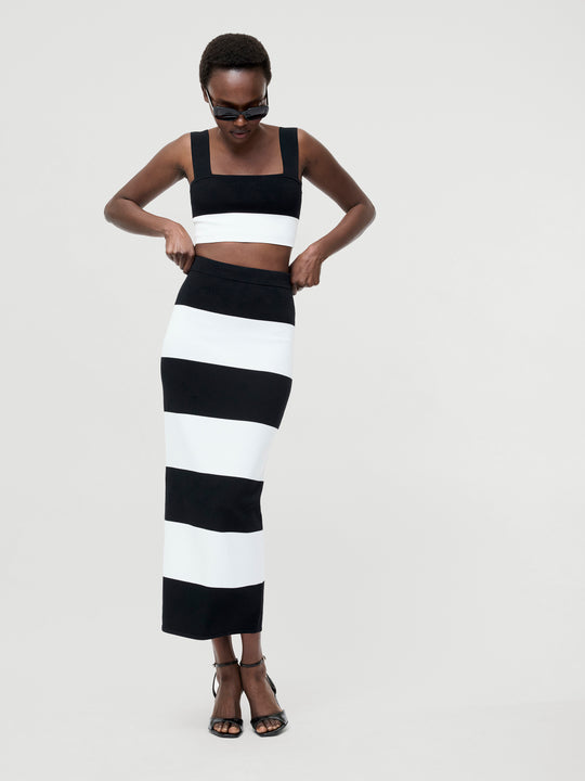 Bodycon Knit Midi Skirt