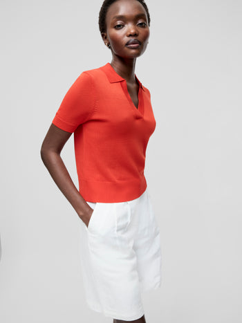 Sergio Viscose Short Sleeve Polo