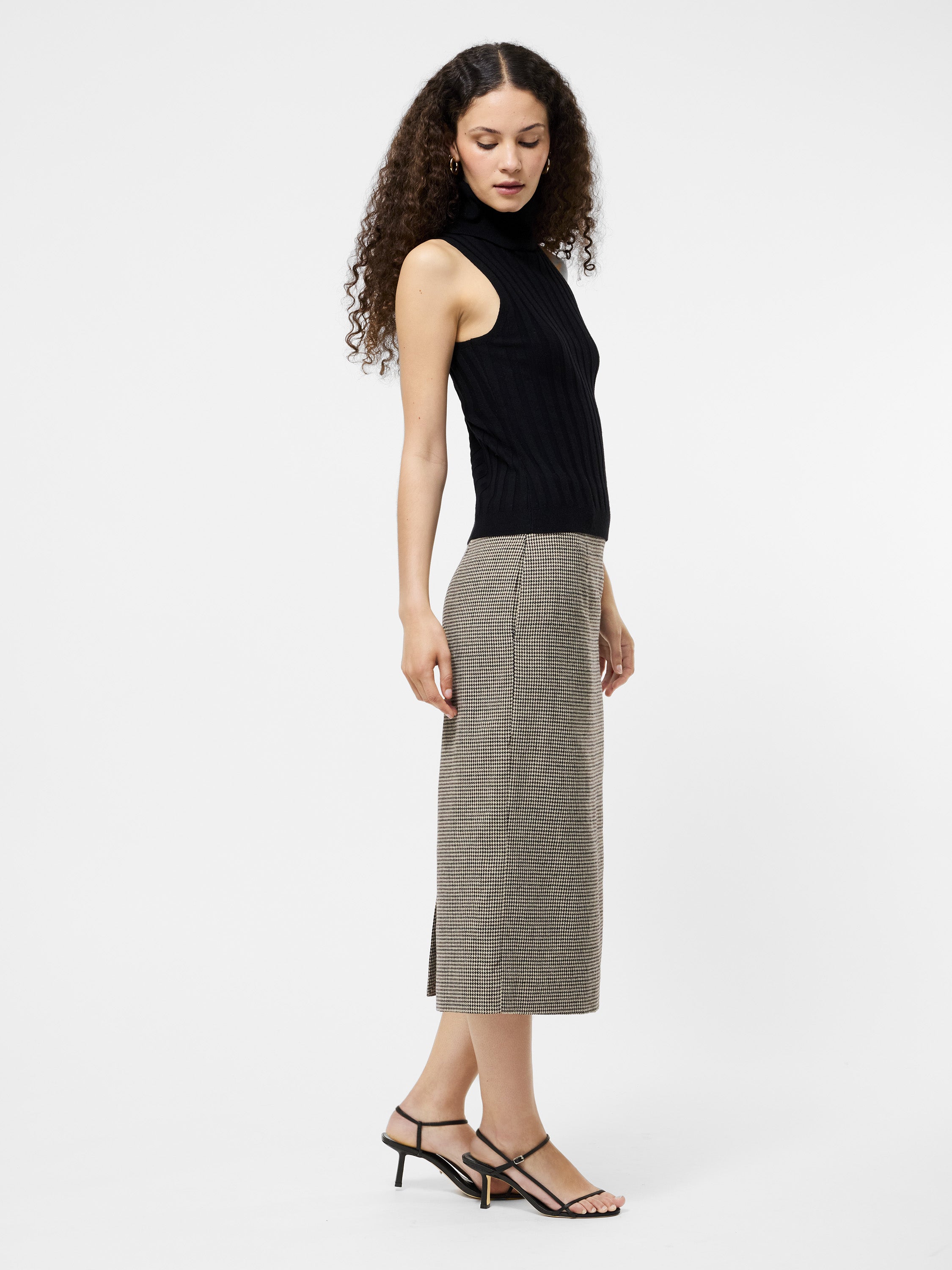 Turtleneck Tank Sweater