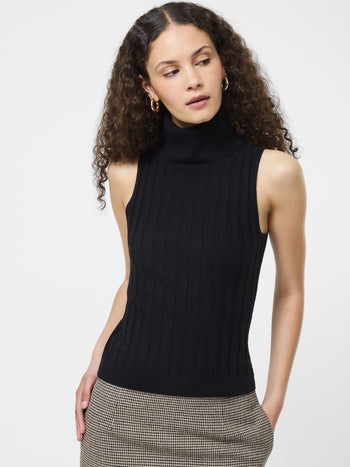 Turtleneck Tank Sweater