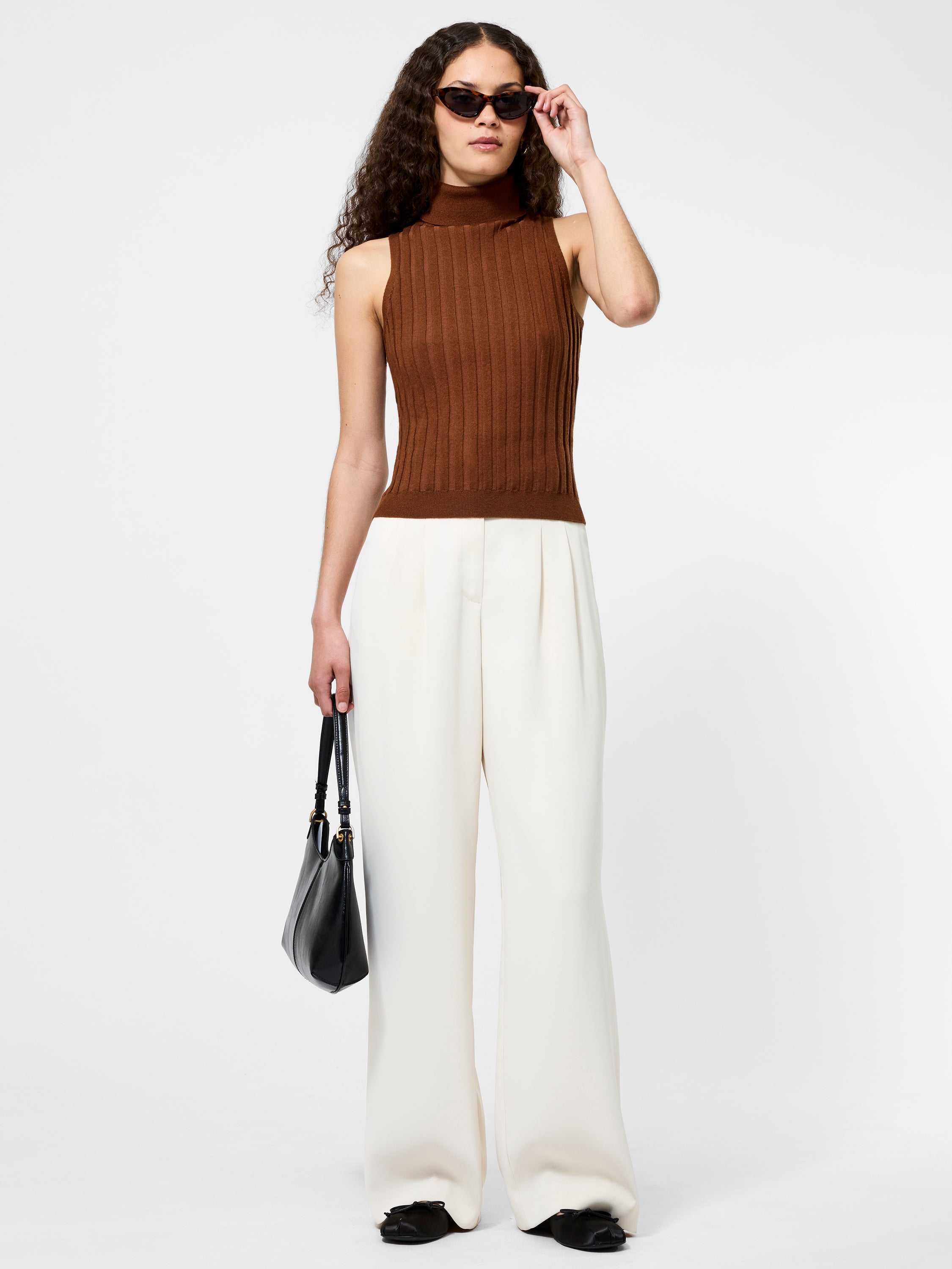 Turtleneck Tank Sweater