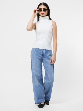 Turtleneck Tank Sweater