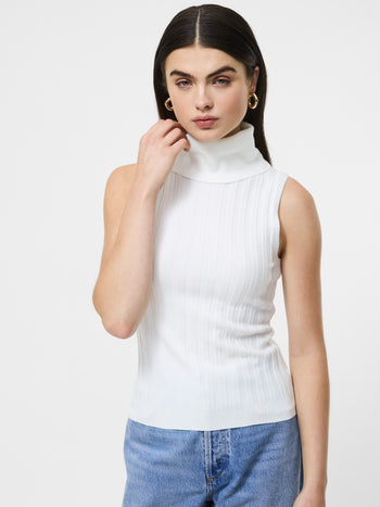 Turtleneck Tank Sweater