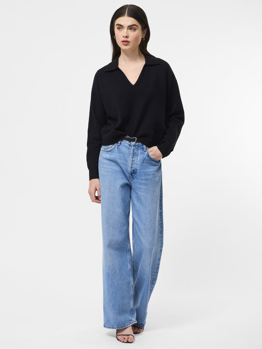 Sloane Knit Collared Pullover