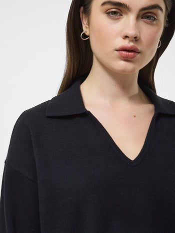 Sloane Knit Collared Pullover