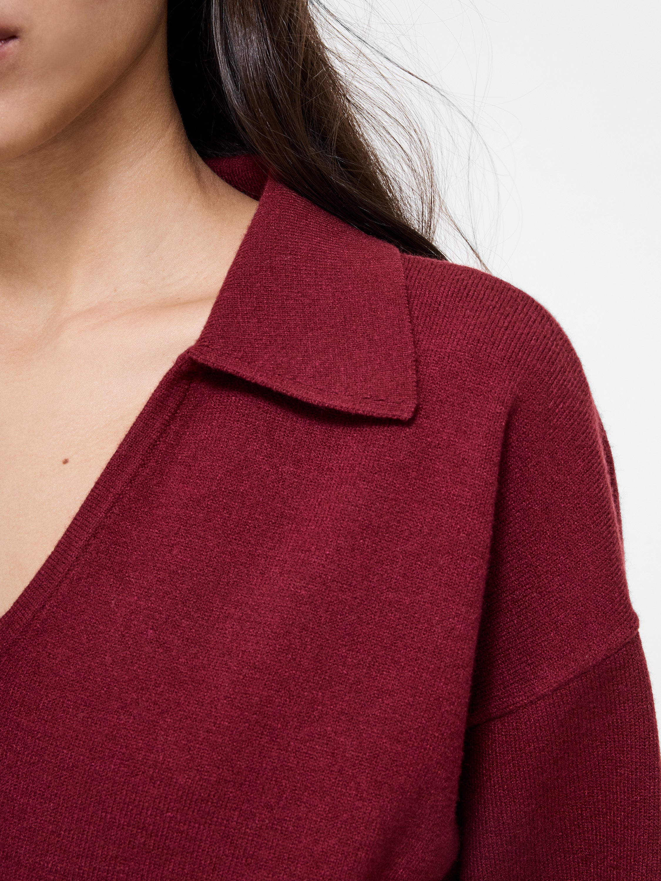 Sloane Knit Collared Pullover