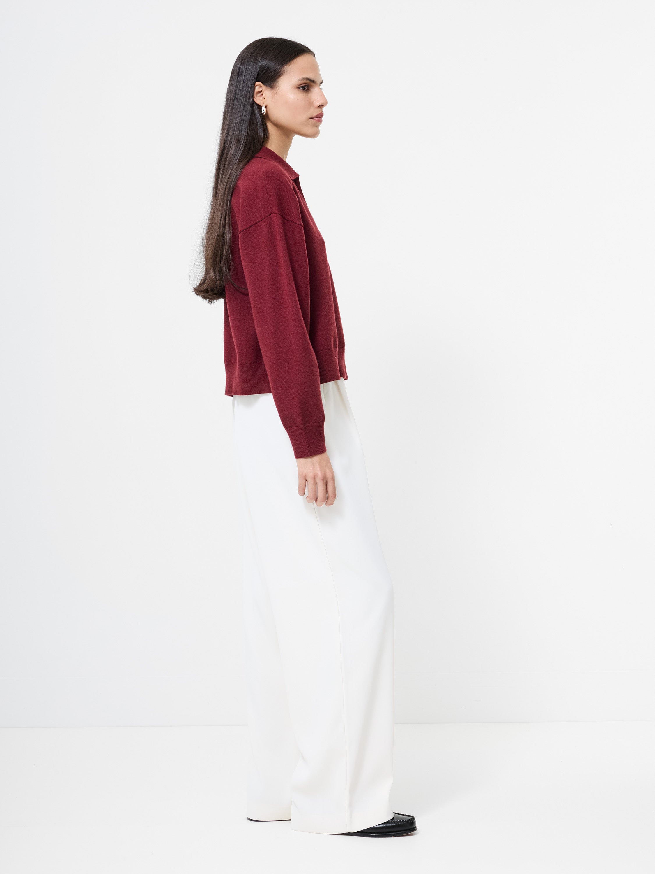 Sloane Knit Collared Pullover