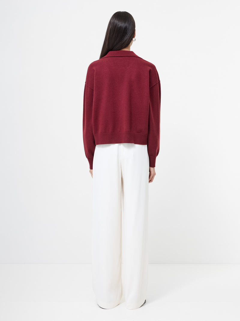 Sloane Knit Collared Pullover