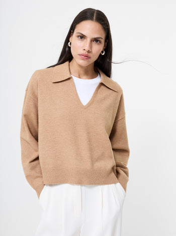 Sloane Knit Collared Pullover