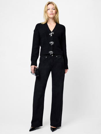 Babysoft Pearl Bow Sweater