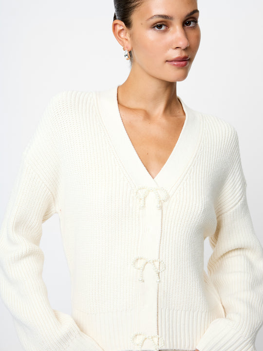 Babysoft Pearl Bow Sweater