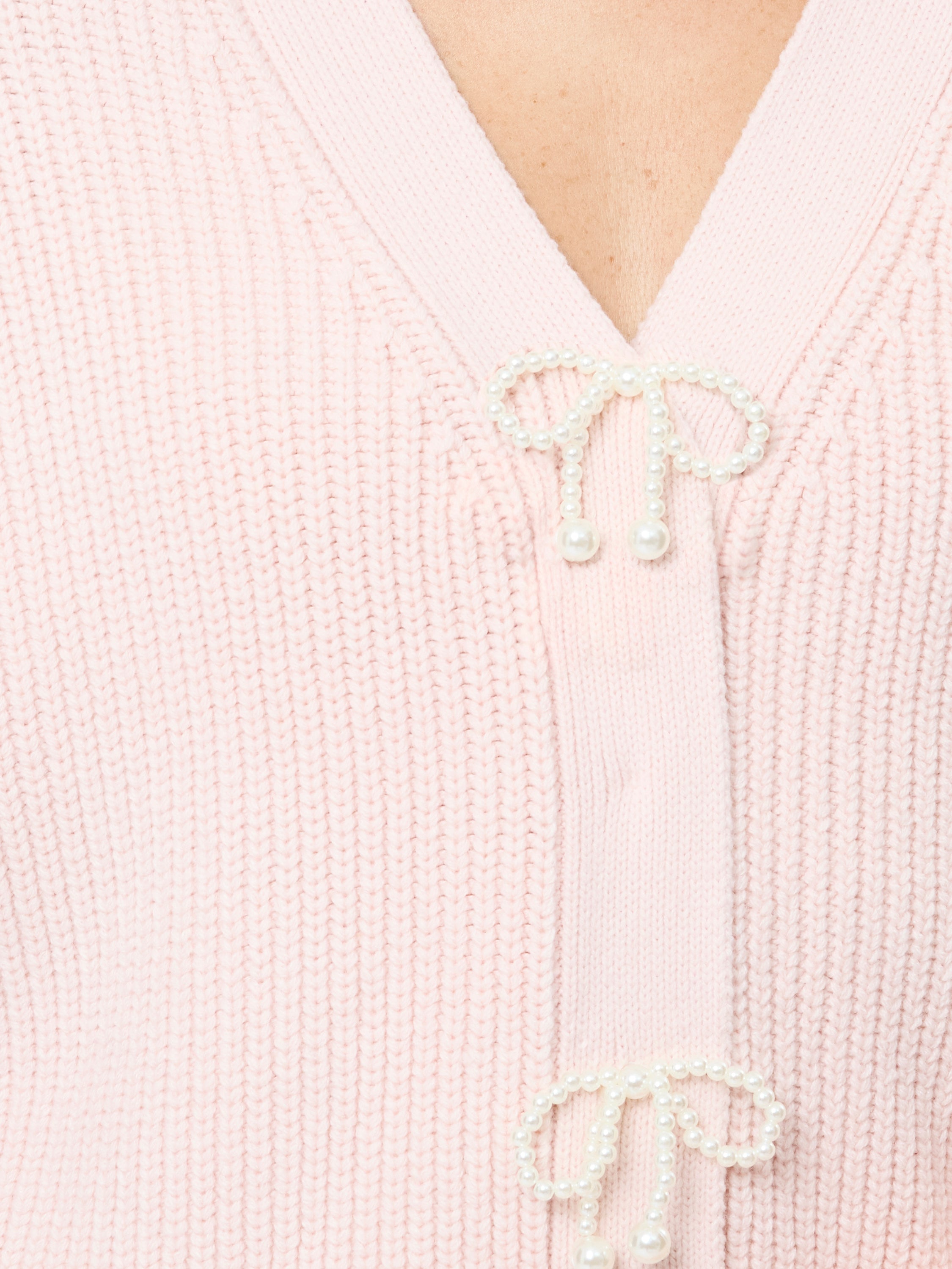 Babysoft Pearl Bow Sweater