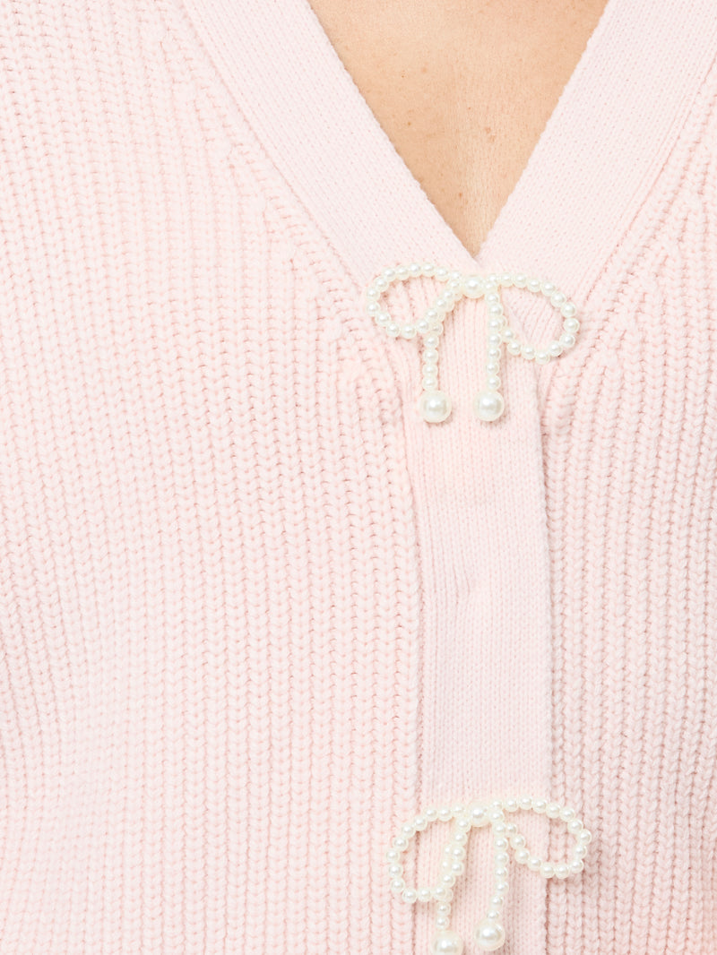 Babysoft Pearl Bow Sweater