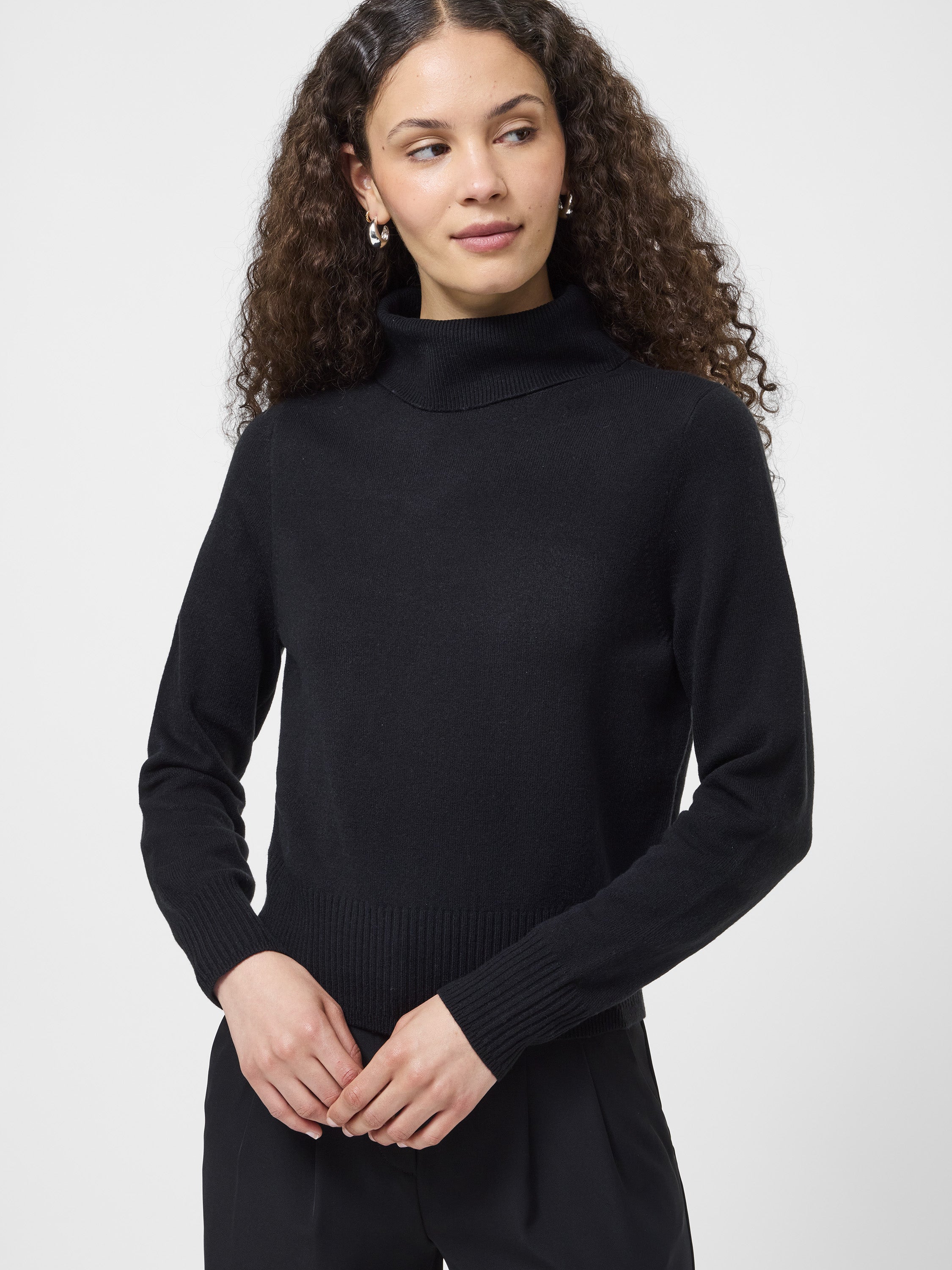 Babysoft Turtleneck Sweater Black | French Connection US