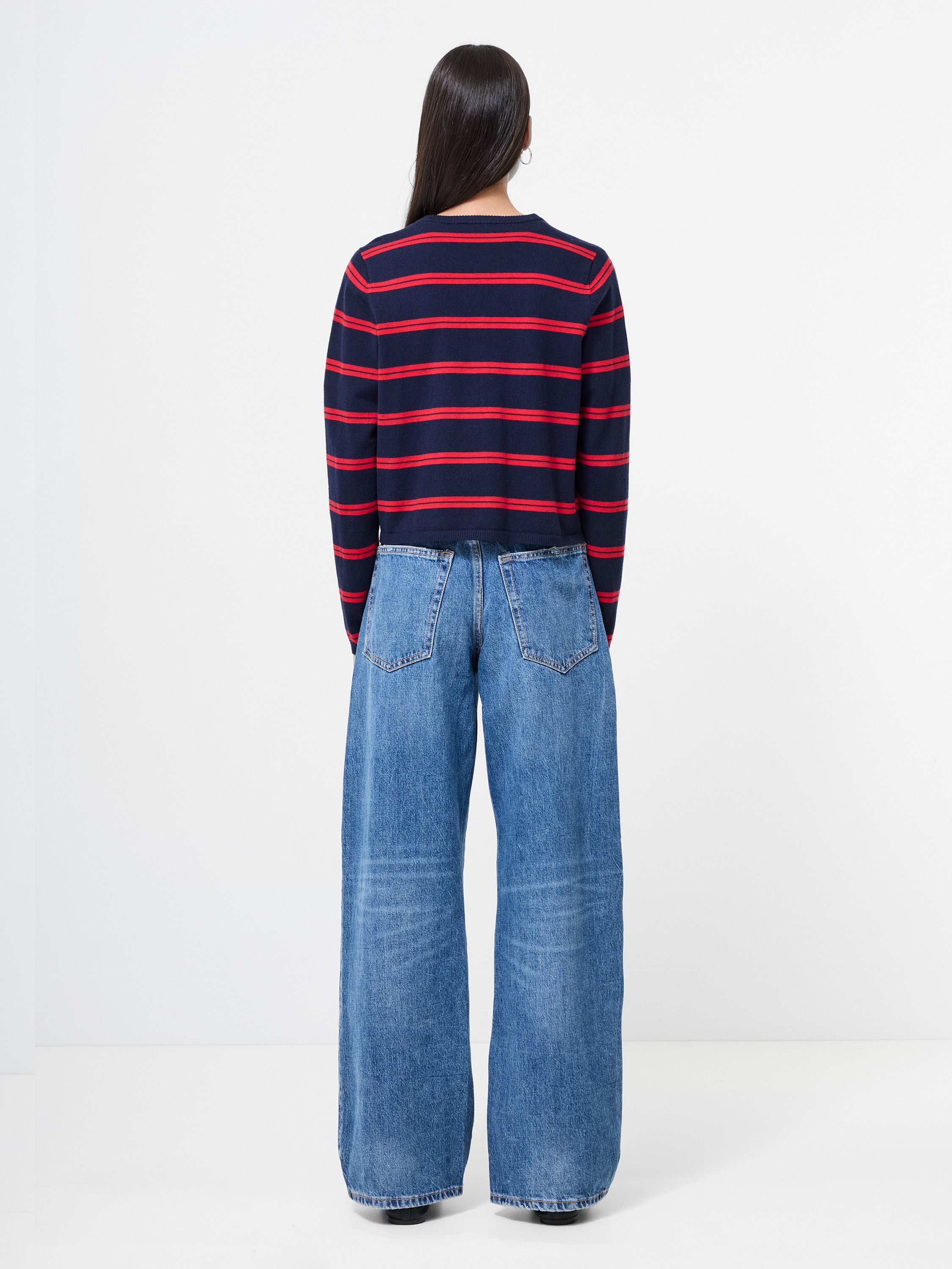 Padma Fine Knit Striped Cardigan