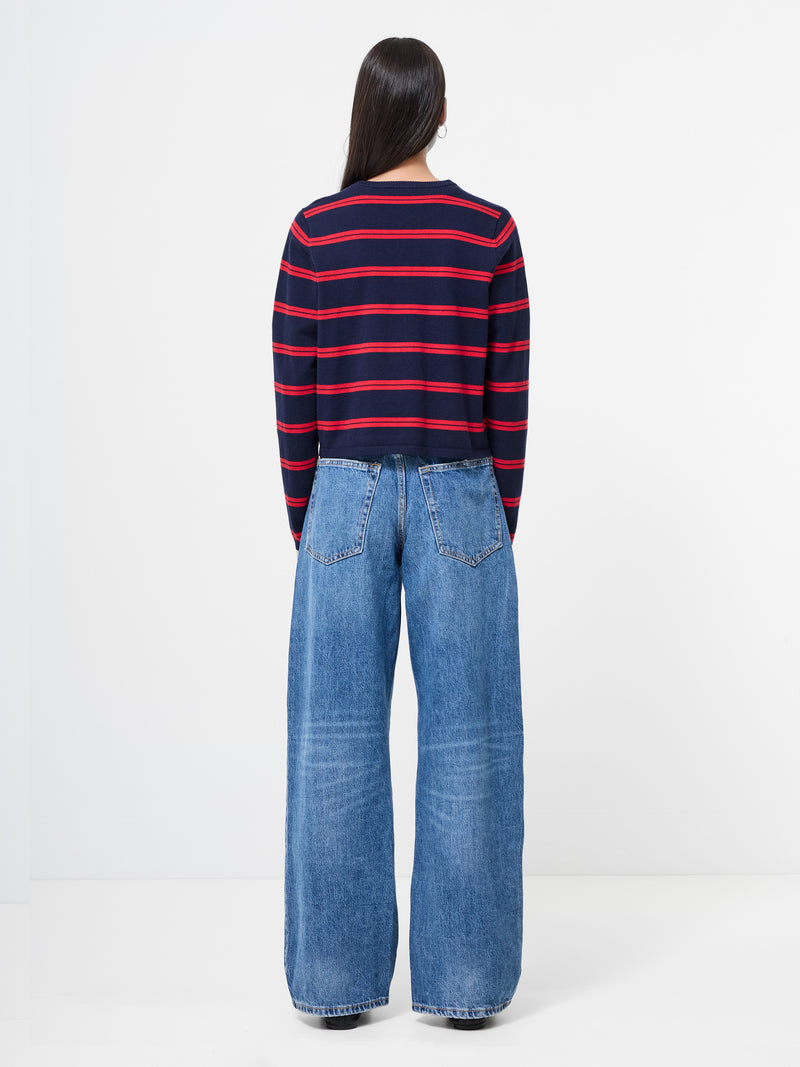 Padma Fine Knit Striped Cardigan