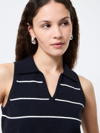 Sloane Knit Collared Top