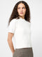 Vhari Mock Neck Short Sleeve Top