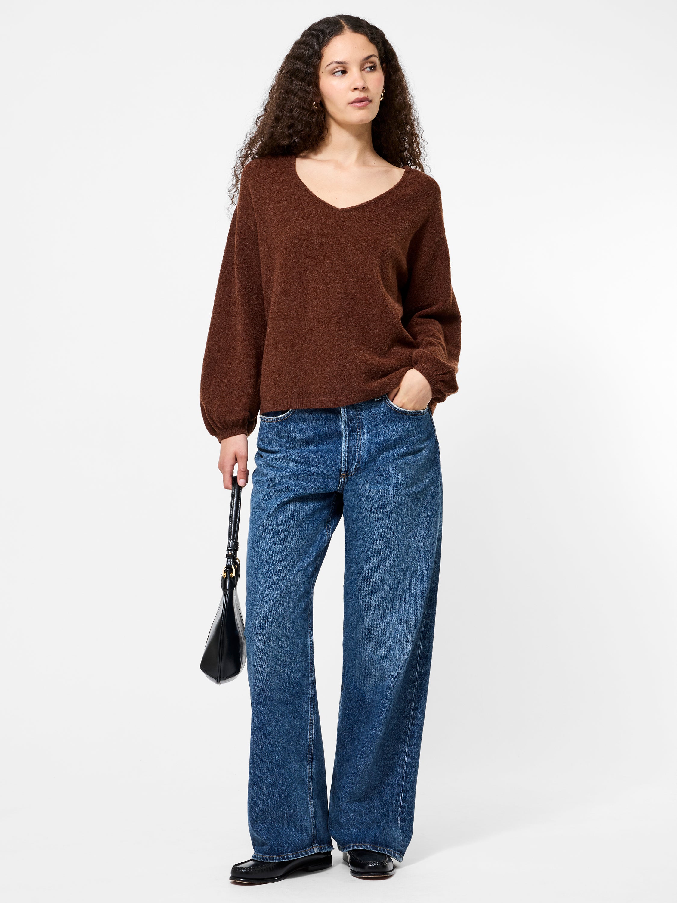 Vhari Knit V-Neck Pullover