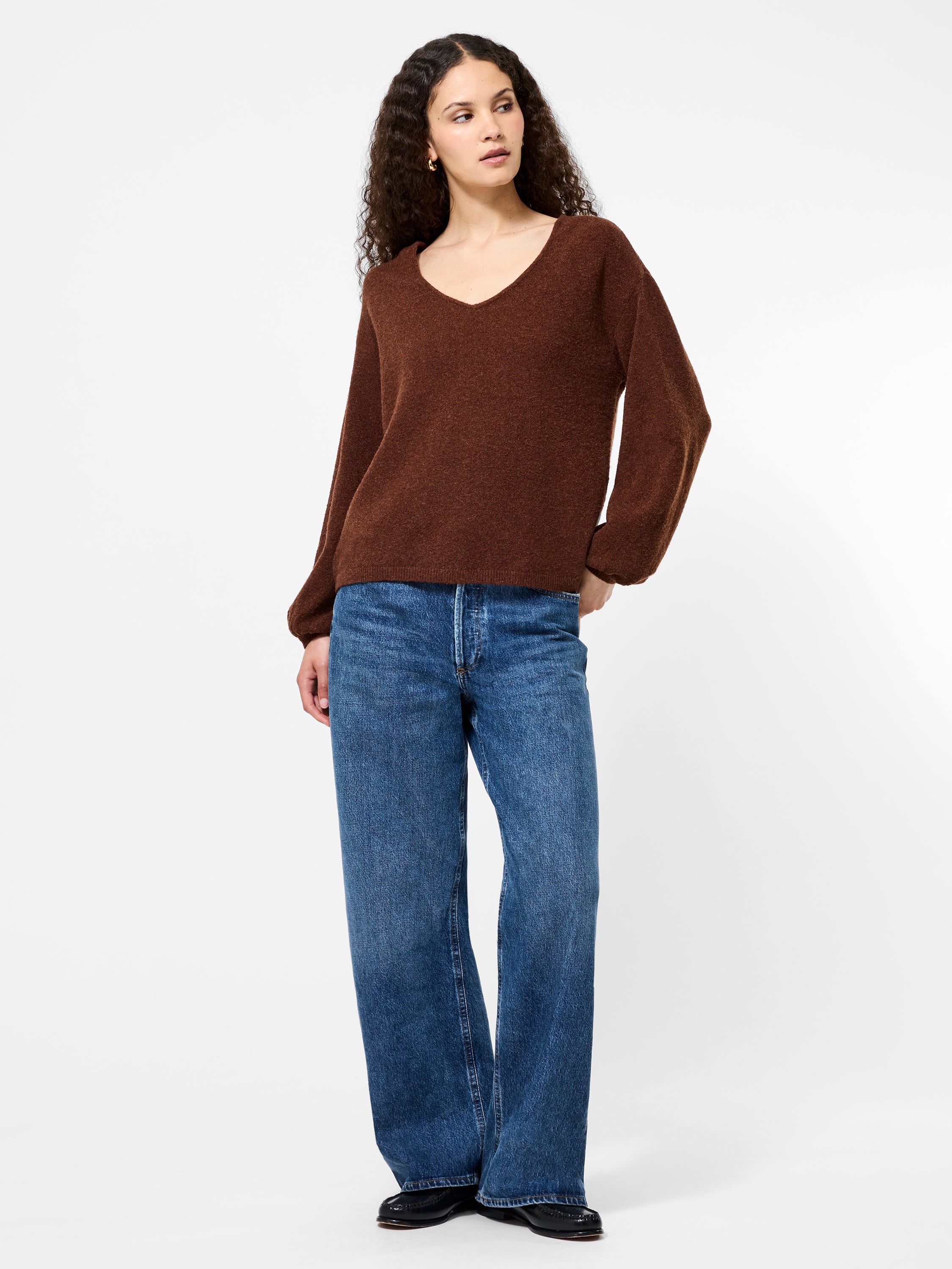 Vhari Knit V-Neck Pullover