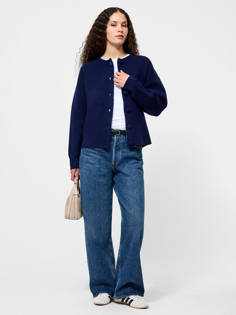 Riddley Knit Drop Shoulder Cardigan