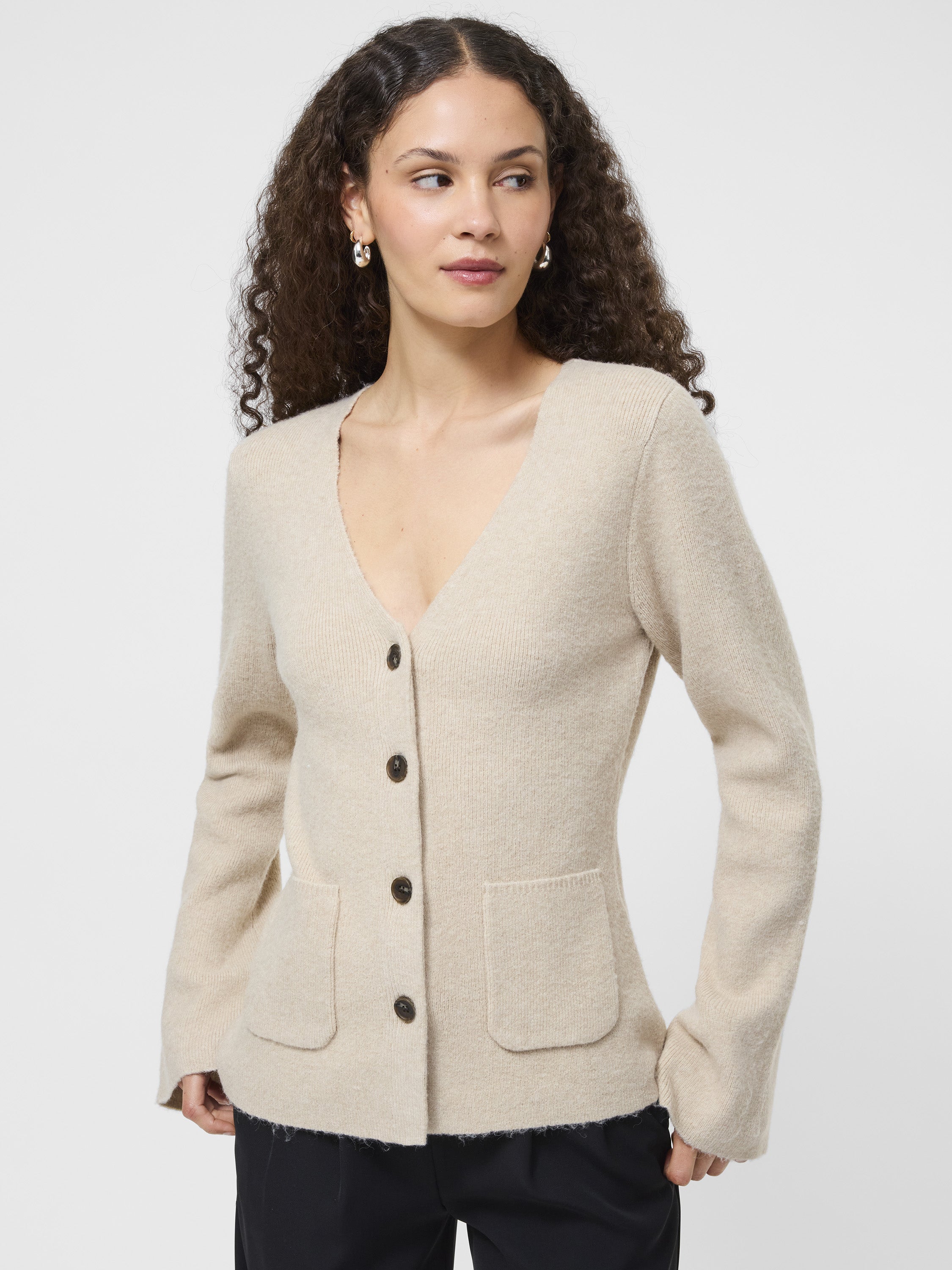 Ellie Knit V-Neck Cardigan