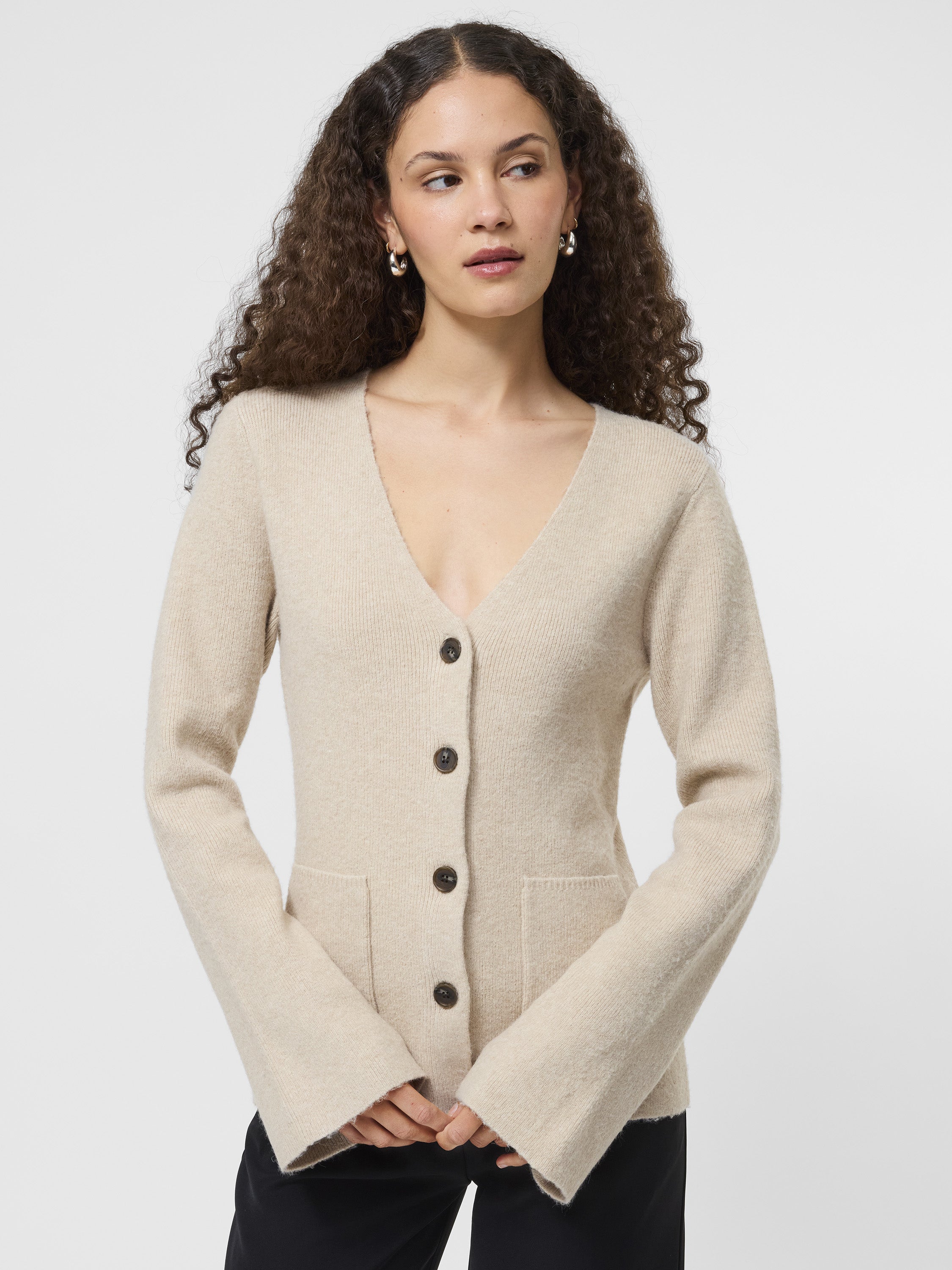 Ellie Knit V-Neck Cardigan