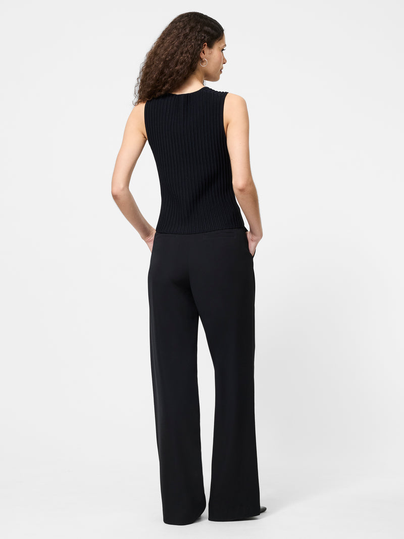 Ottoman Textured Square Neck Top