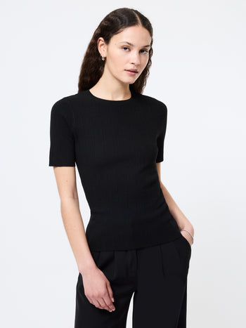 Marley Knit Wide Rib Top