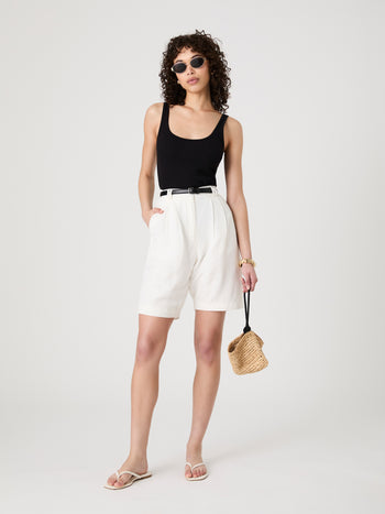 Birdie Linen Bermuda Shorts