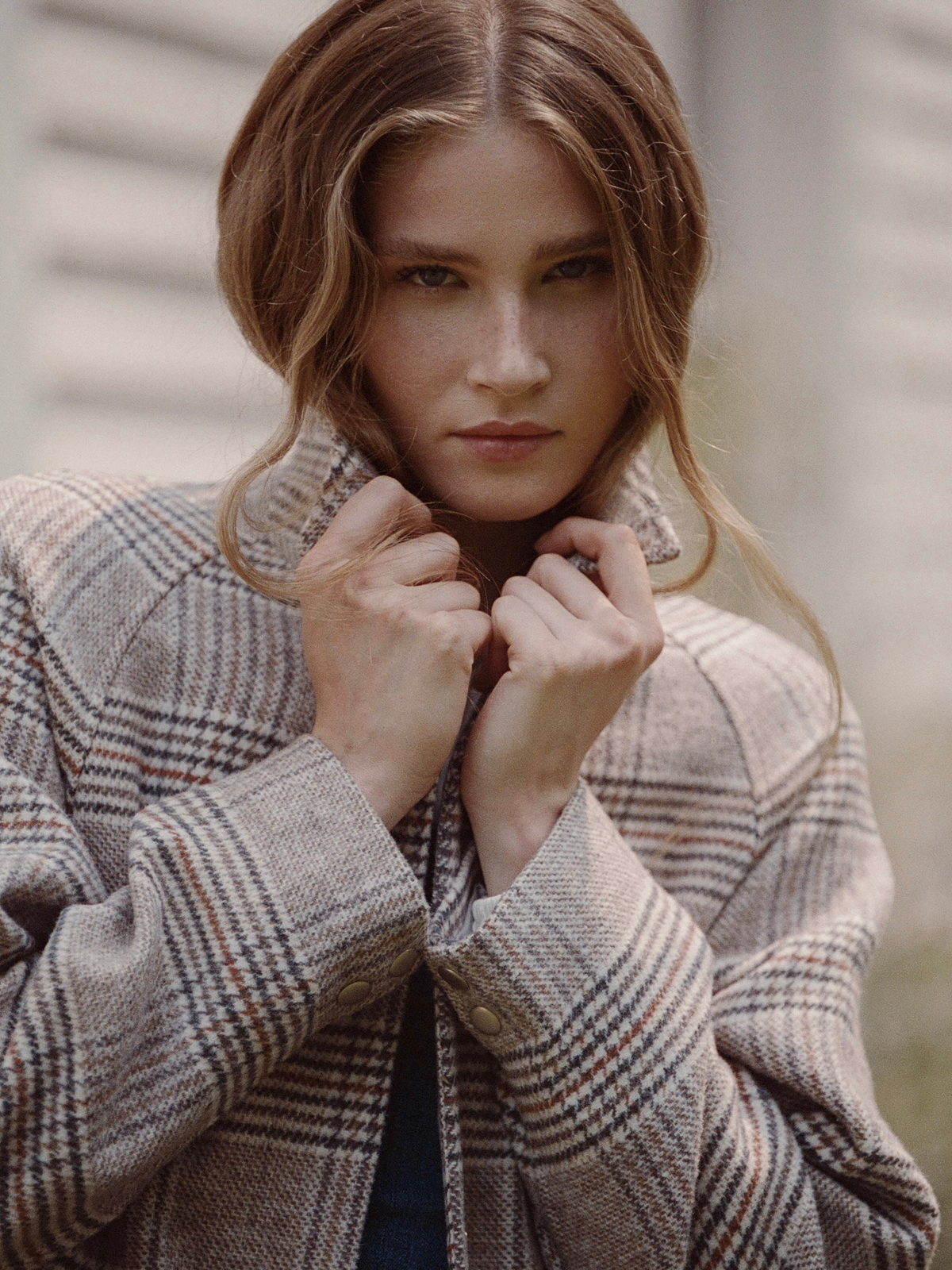 SUTTON PLAID TAILORED COAT VIEW 4 | Best Sellers