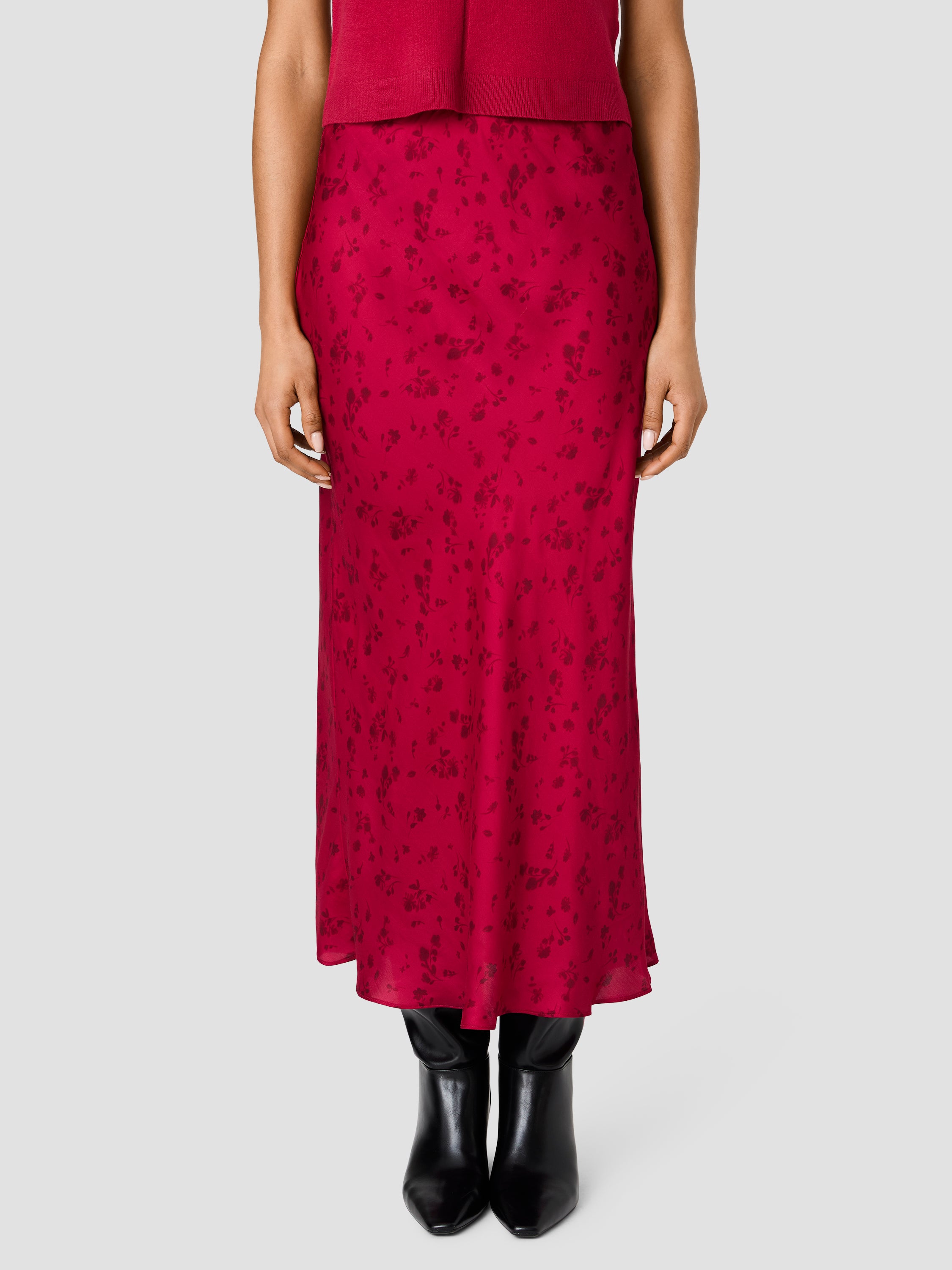 OONA SATIN MAXI SKIRT View 2 | Women's Shop All